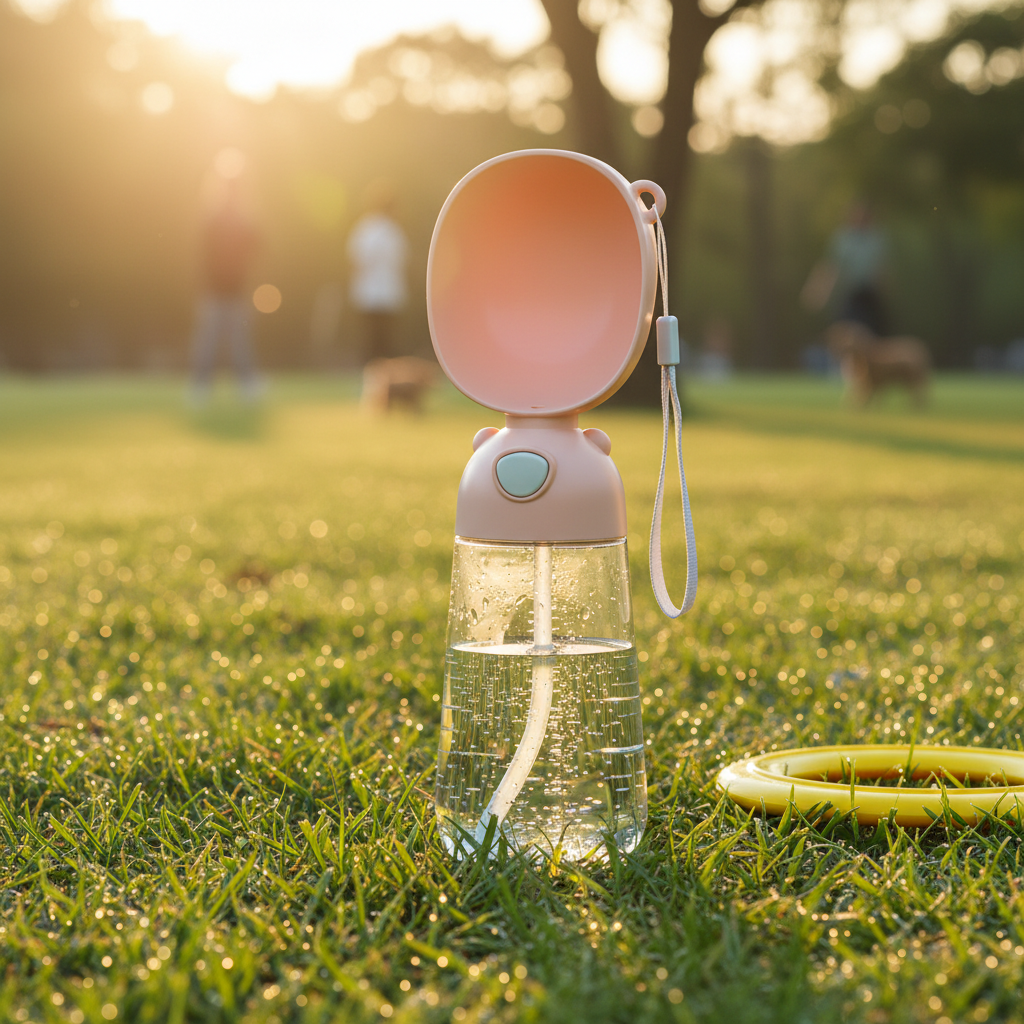 PawBottle outdoor park setting